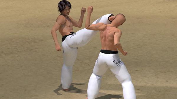 YOKO USHIRO ASHI GERI