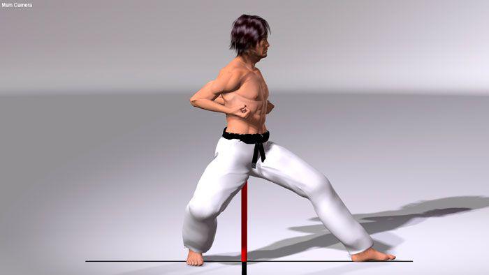 HANGETSU DACHI