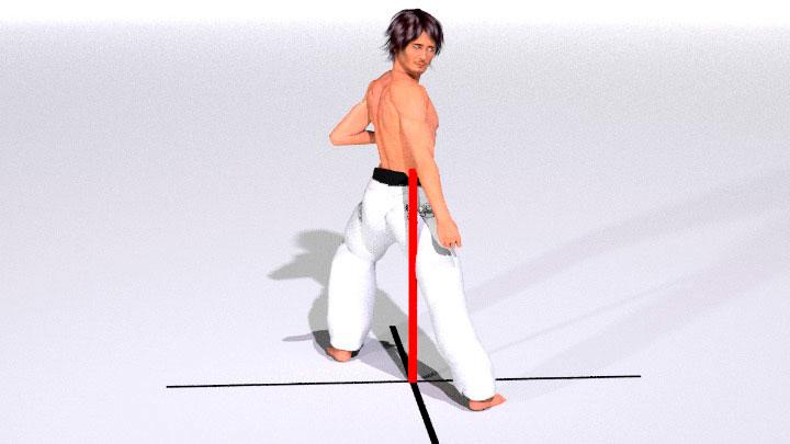 GYAKU ZENKUTSU DACHI