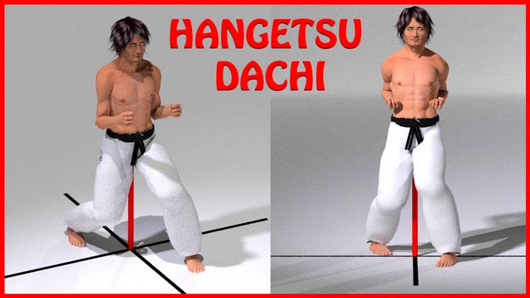 HANGETSU DACHI 